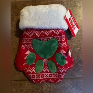 Kong Dog Paw Christmas Stocking NWT